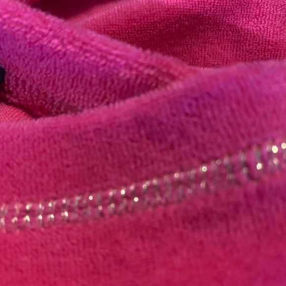 Boston Proper Terry Cloth Hot Pink Pull Over Sweater - Picture 5 of 9